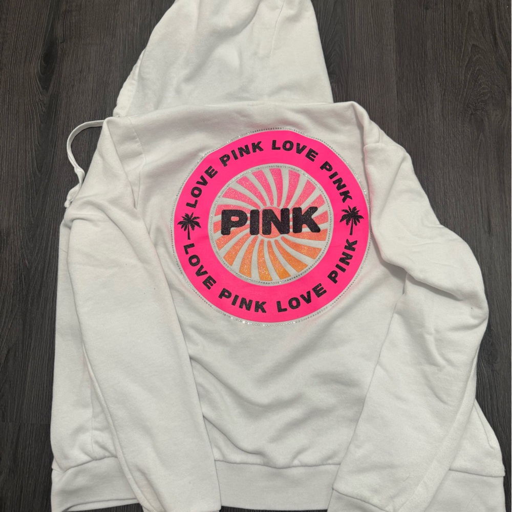 Pink Zip Up Hoodie